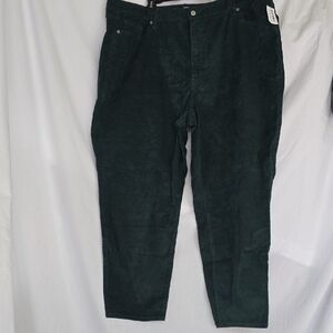 Dark Green Corduroy Pants